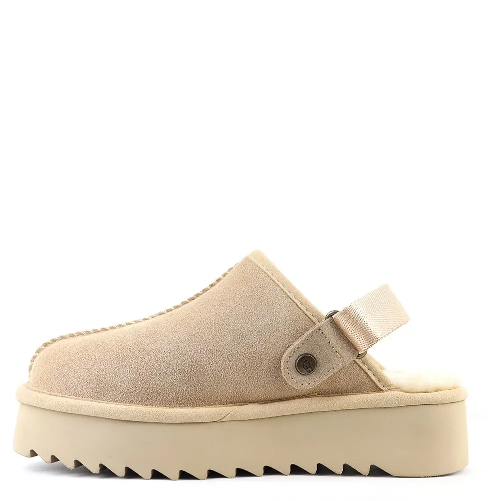 Goldenstar Clog Platform — Sand