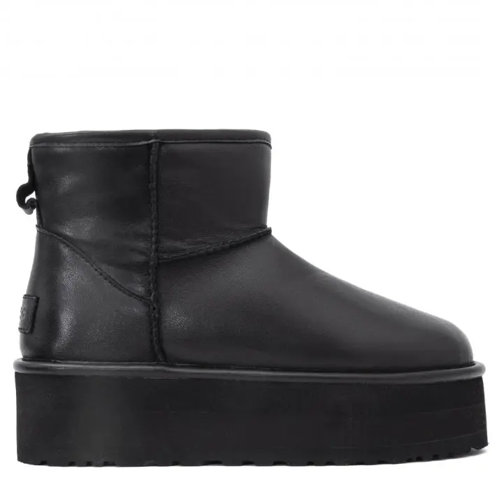 Mini Platform Boot — Mini platform boot - ultra matte black