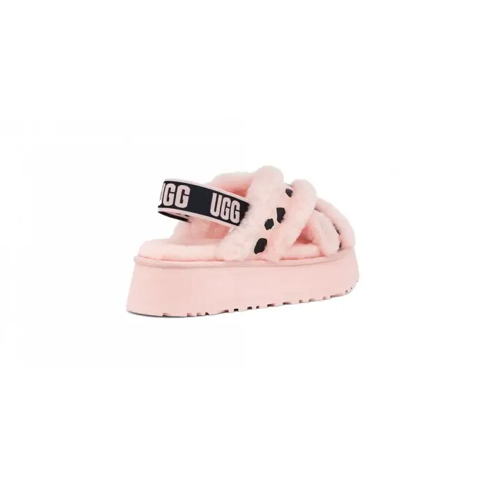 Disco Cross Slide — - Pink Scallop — Pink