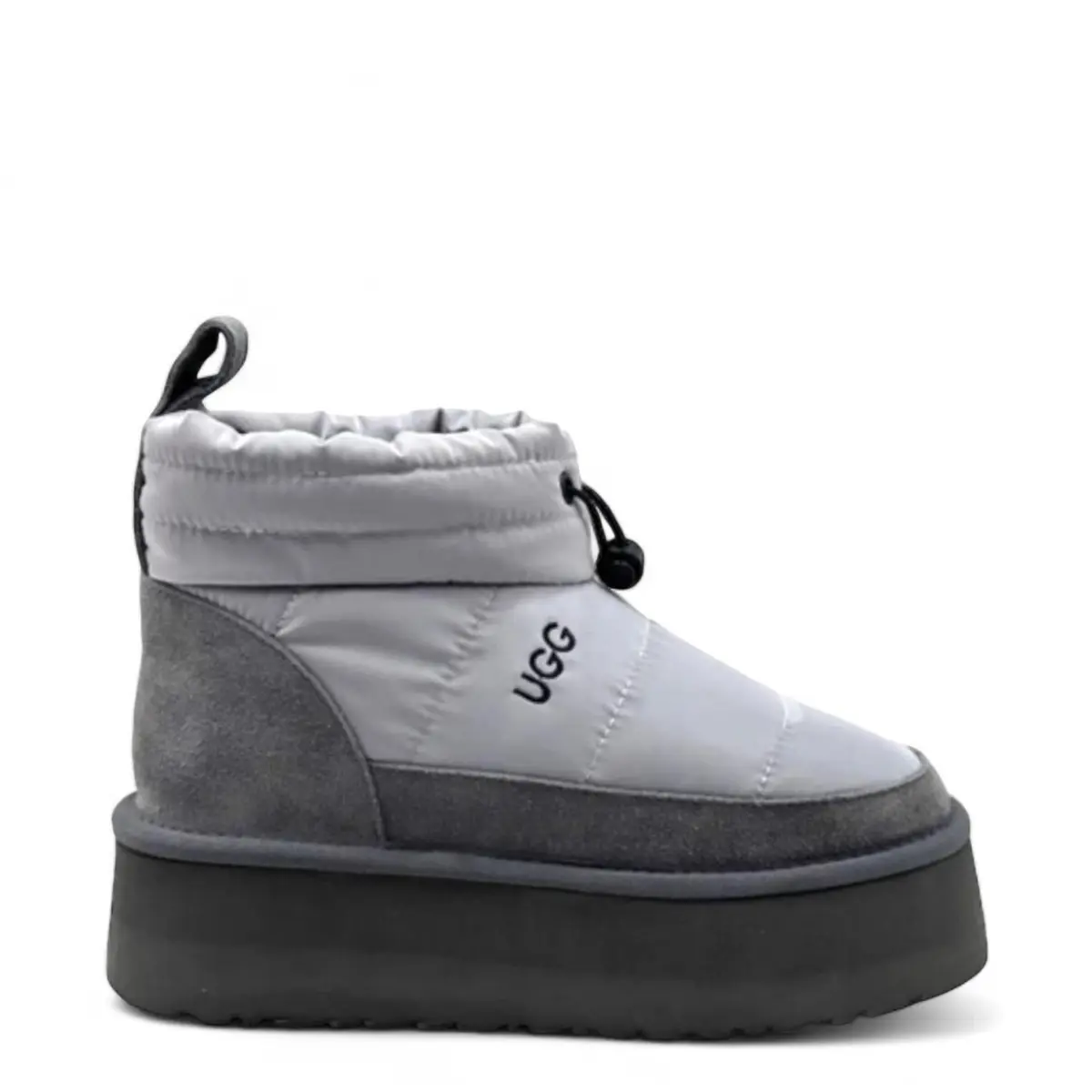 UGG Womens OBBA Platform Grey — Grey