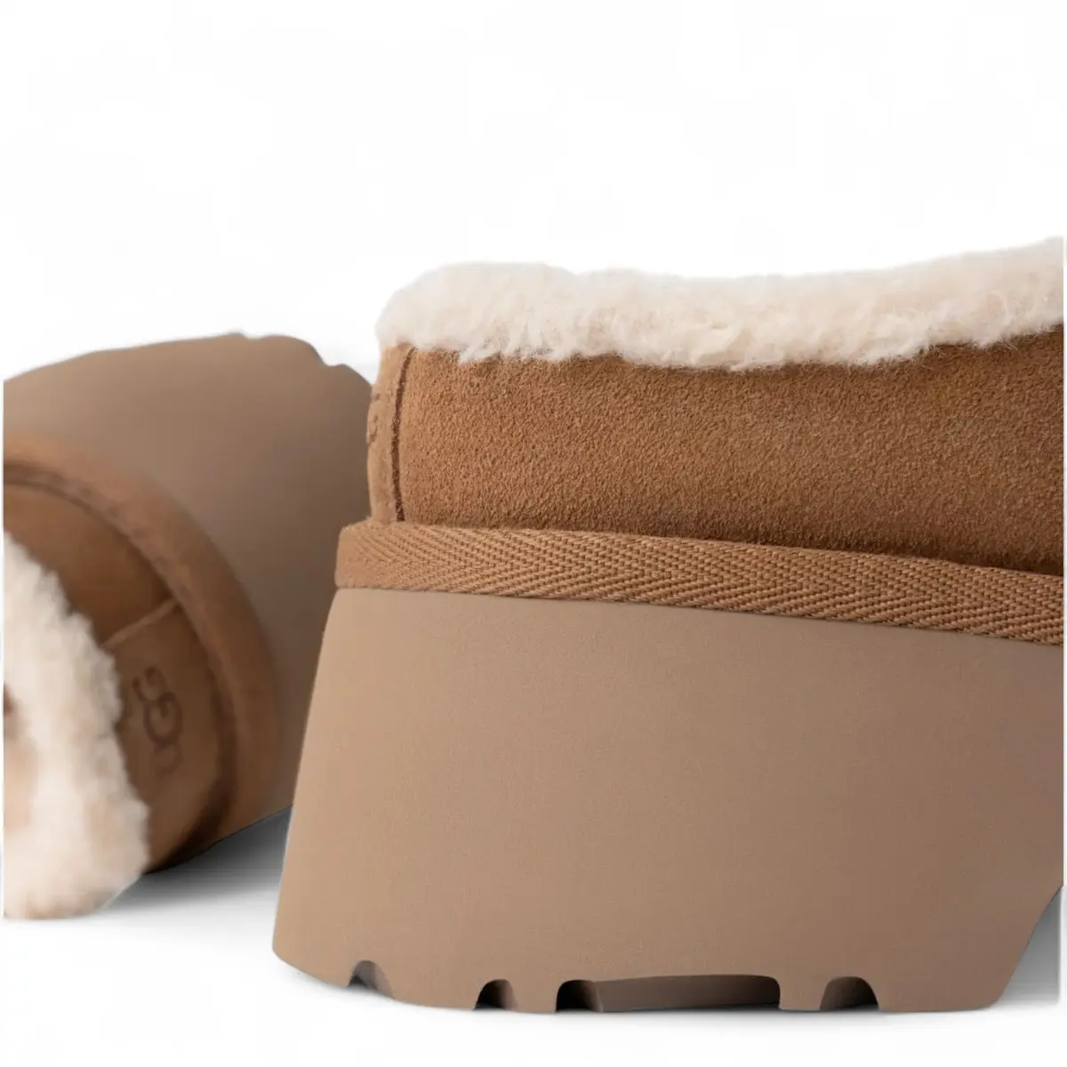 UGG New Heights Cozy Clog — Chestnut