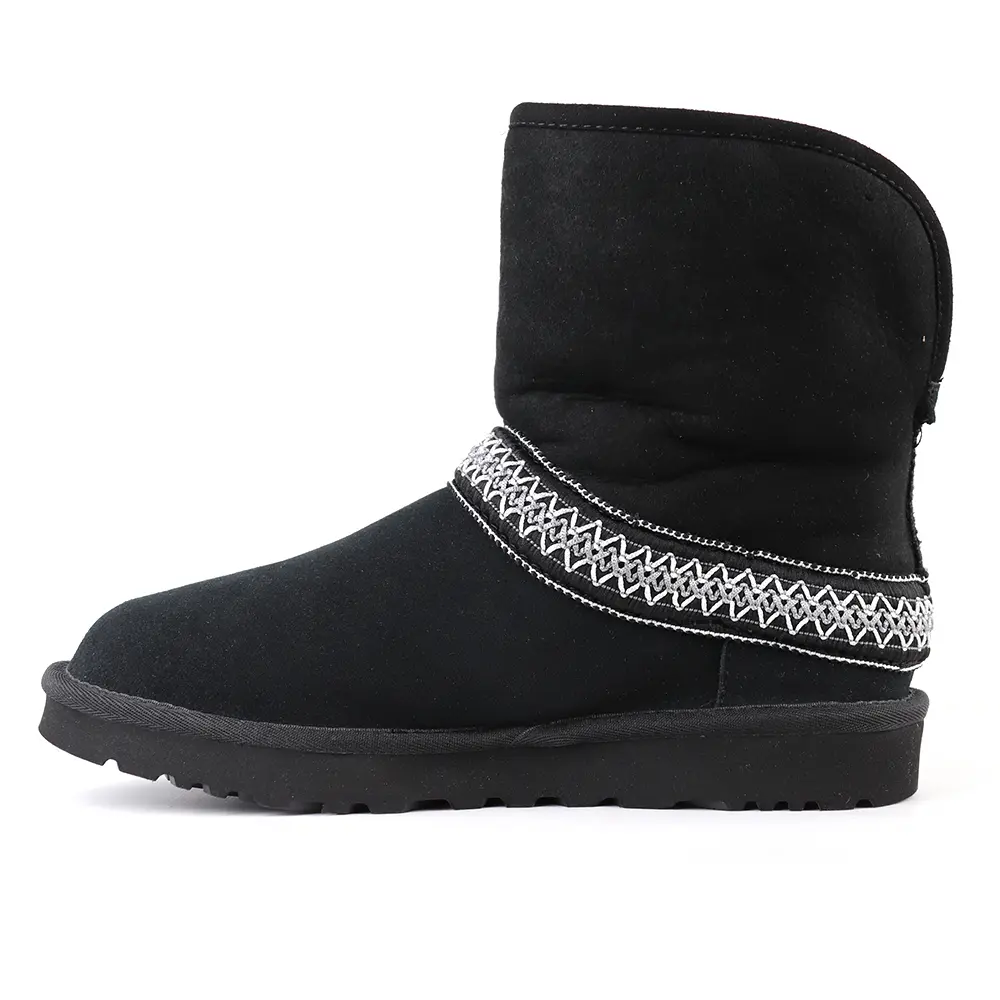 Classic Short Crescent — Black