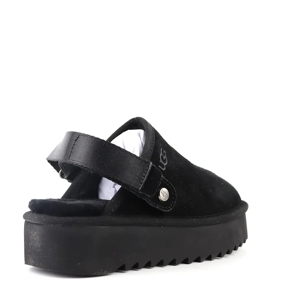 Goldenstar Clog Platform — Black
