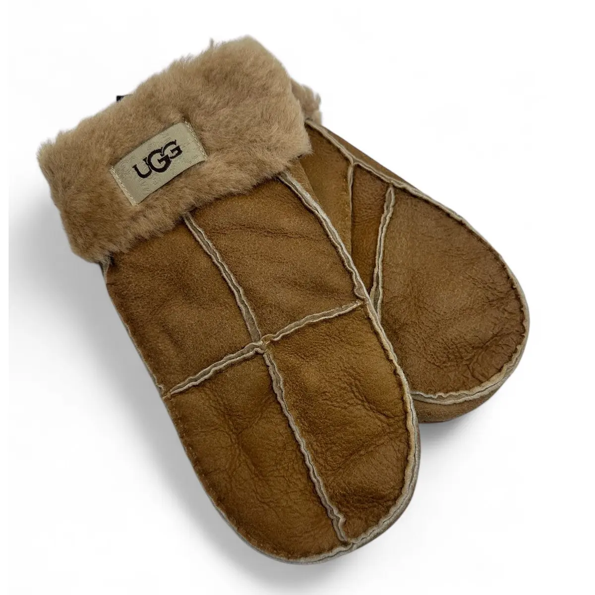 Мужские варежки UGG Glove Chestnut — Chestnut