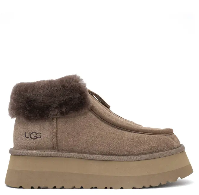 Funkette Platform Boots — Cappuccino