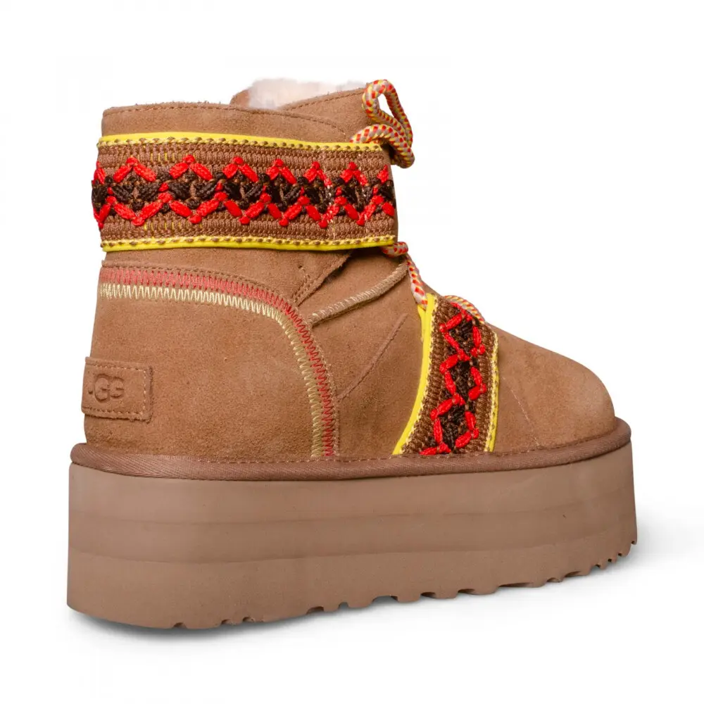 Classic Mini Braid Platform Chestnut — Chestnut, дополнительный вид