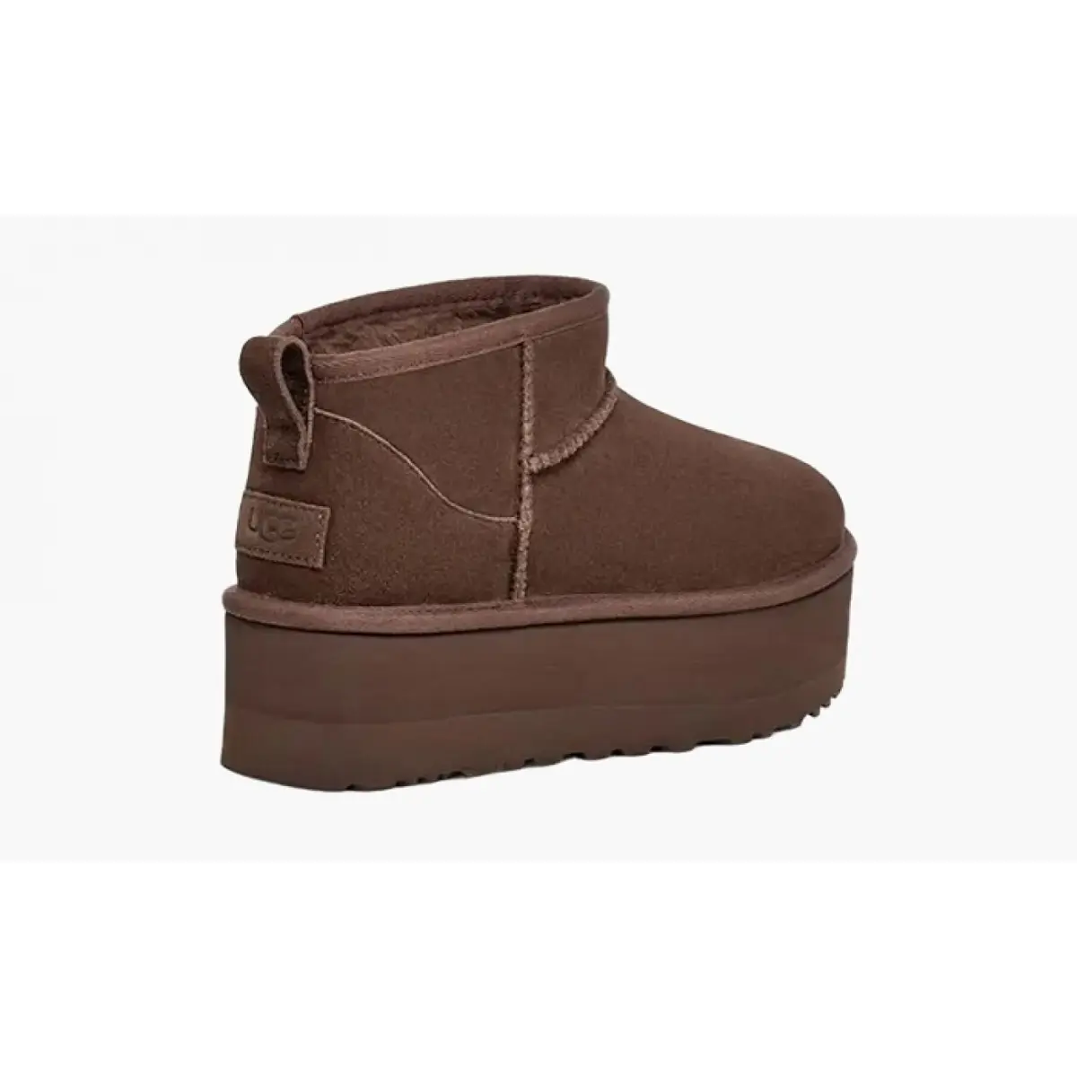 Ultra Mini Platform Boot — Chocolate