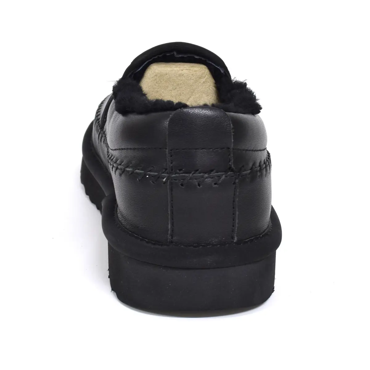 Stitch Slip Leather — Leather Black