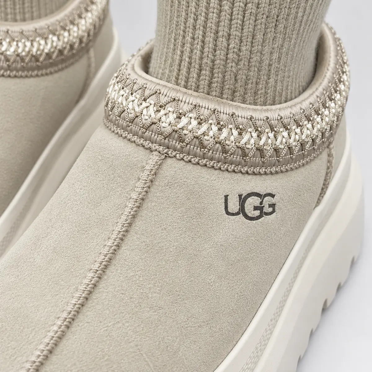 UGG Tazz Knit Hybrid — Sand, фото 3