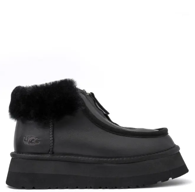 Funkette Platform — Leather Black