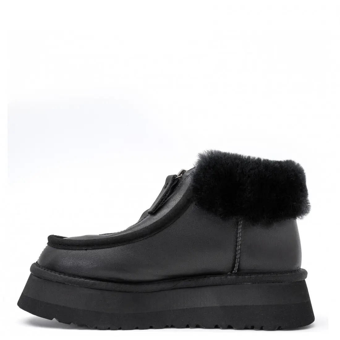 Funkette Platform — Leather Black