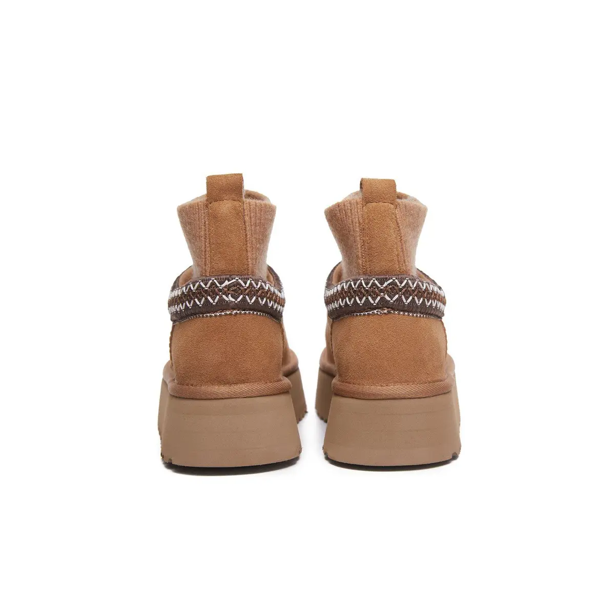 Tazz Platform Knit — Chestnut