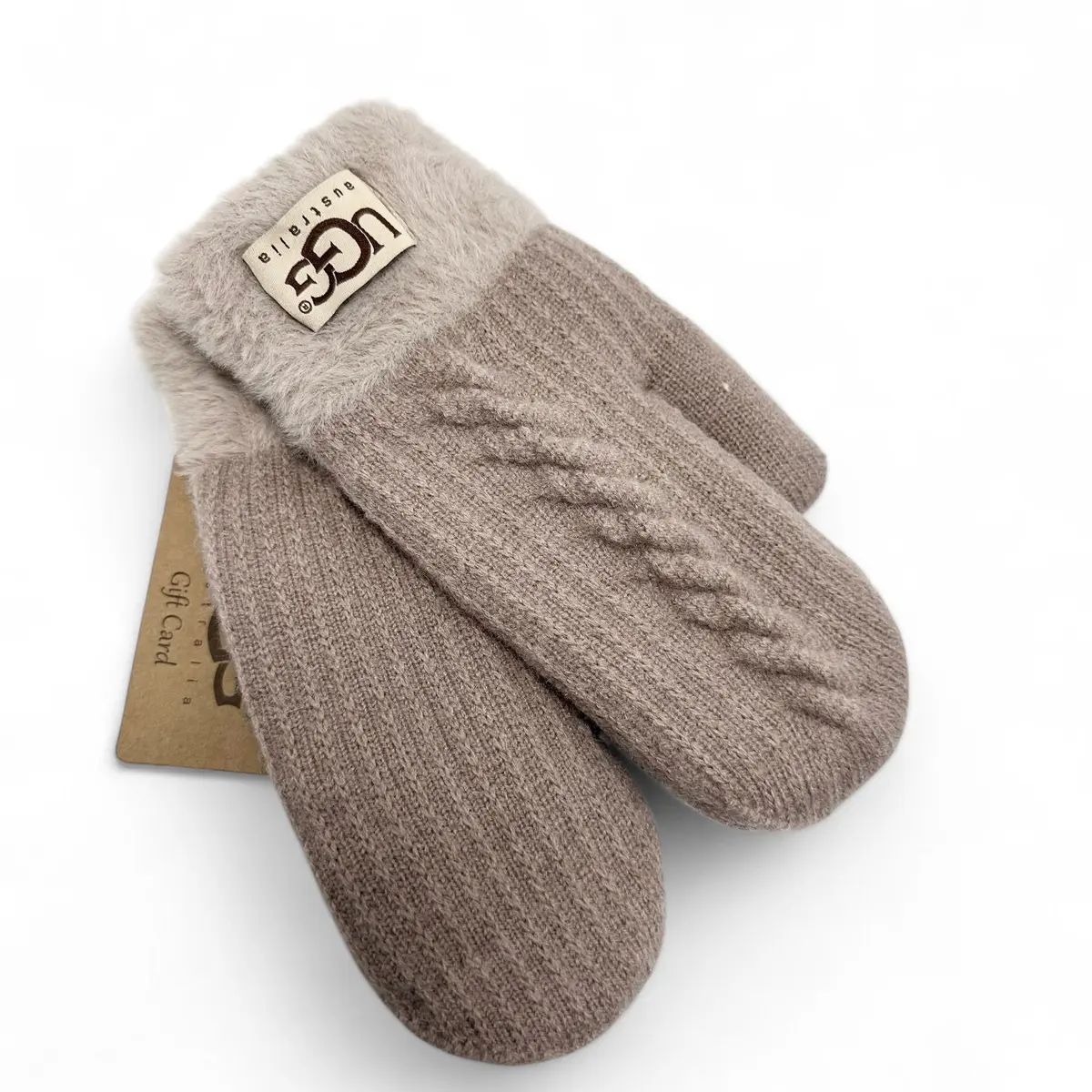 Женские варежки UGG Chocolate — Chocolate