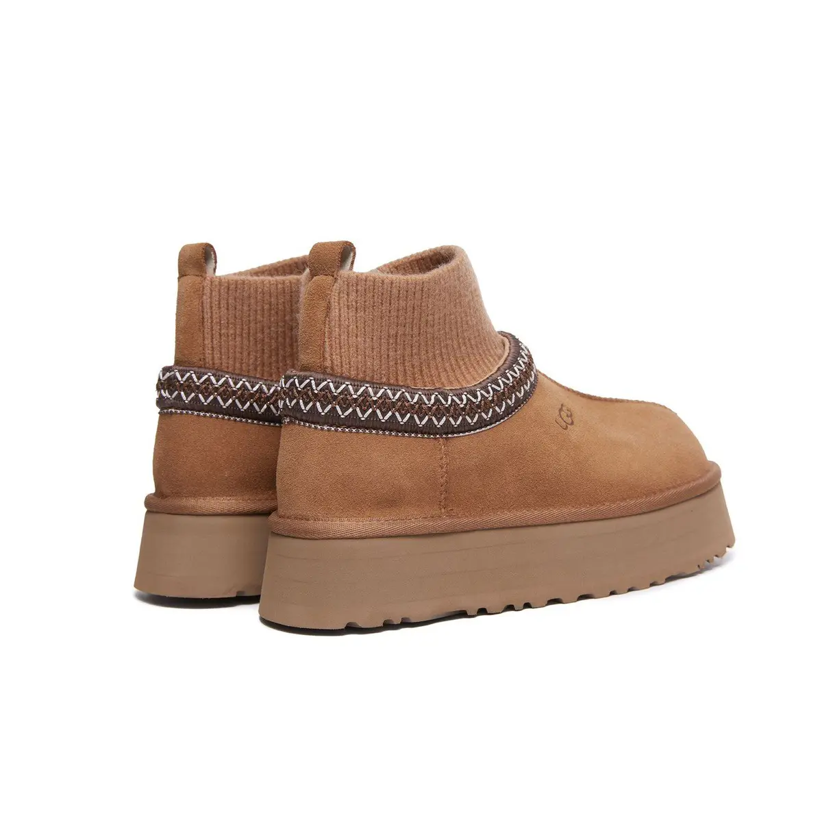 Tazz Platform Knit — Chestnut