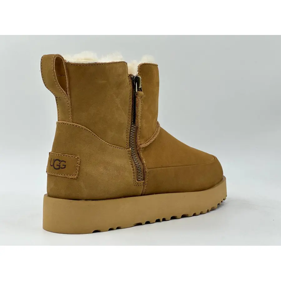 Classic Mini ZIP Suede Boot — Classic mini zip suede boot