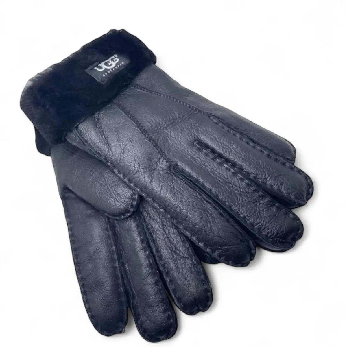 Мужские варежки UGG Glove Chocolate — Chocolate, дополнительный вид