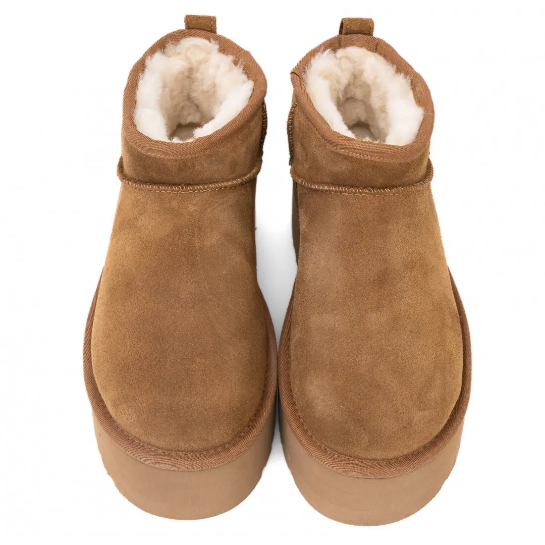 Ultra Mini Platform Boot — Chestnut