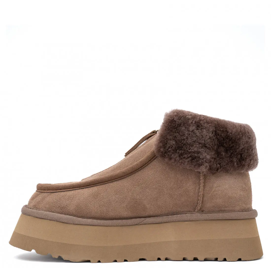 Funkette Platform Boots — Cappuccino