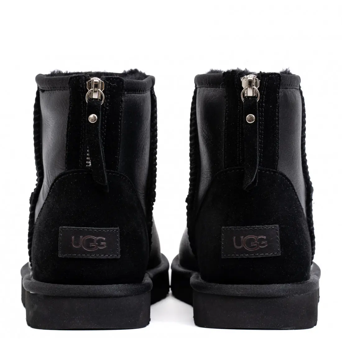 Мужские Mini ZIP — Мужские mini zip - leather black