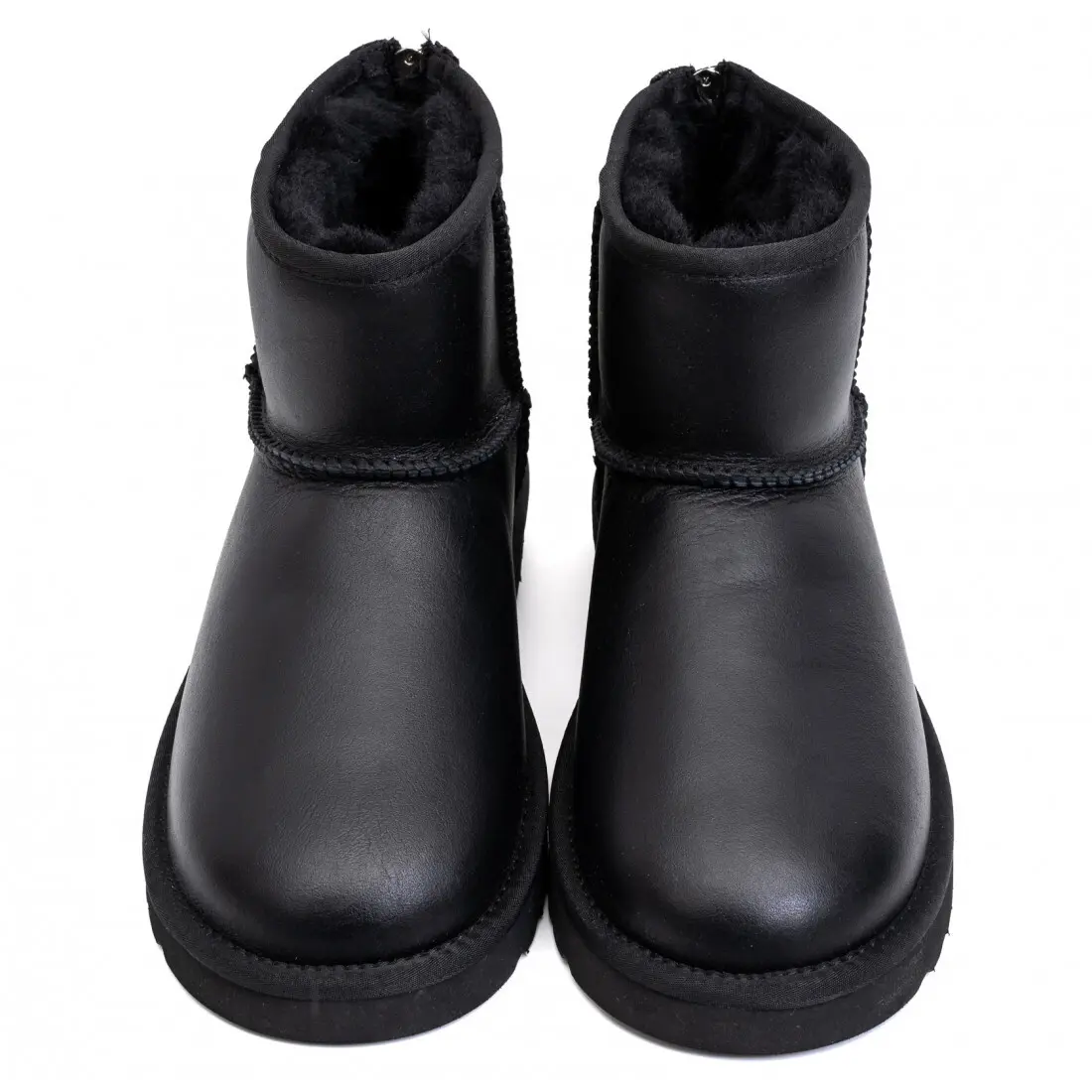 Мужские Mini ZIP — Мужские mini zip - leather black