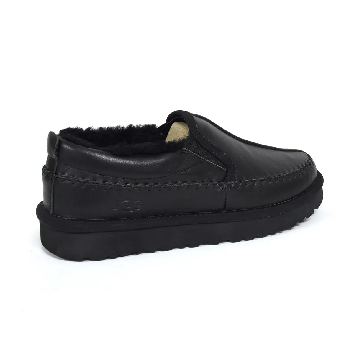 Stitch Slip Leather — Leather Black