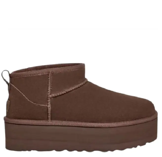 Ultra Mini Platform Boot — Chocolate
