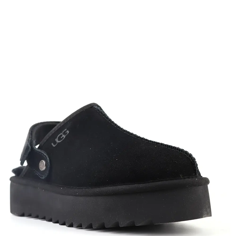 Goldenstar Clog Platform — Black
