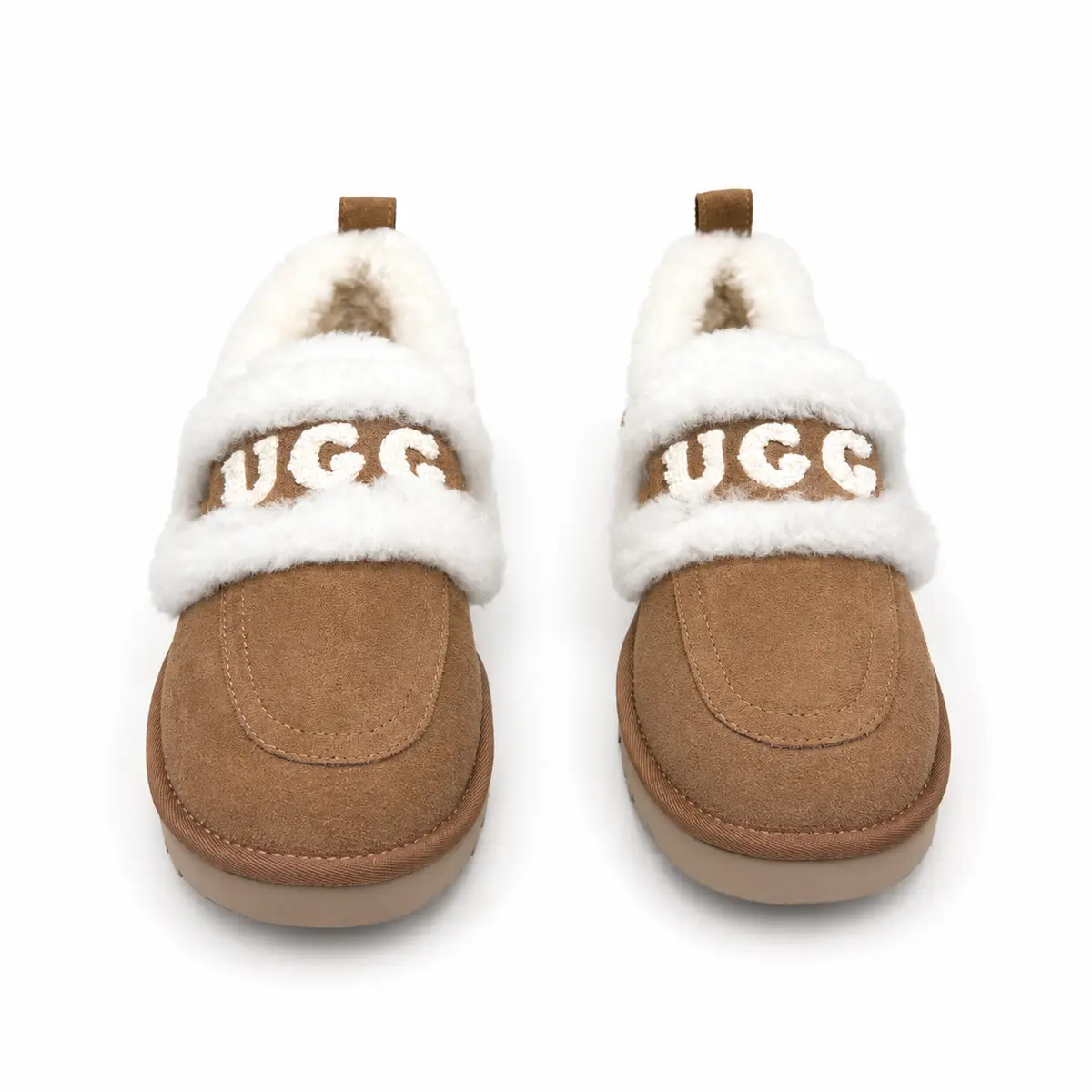 UGG Classic Fat Ding Slip On — Chestnut