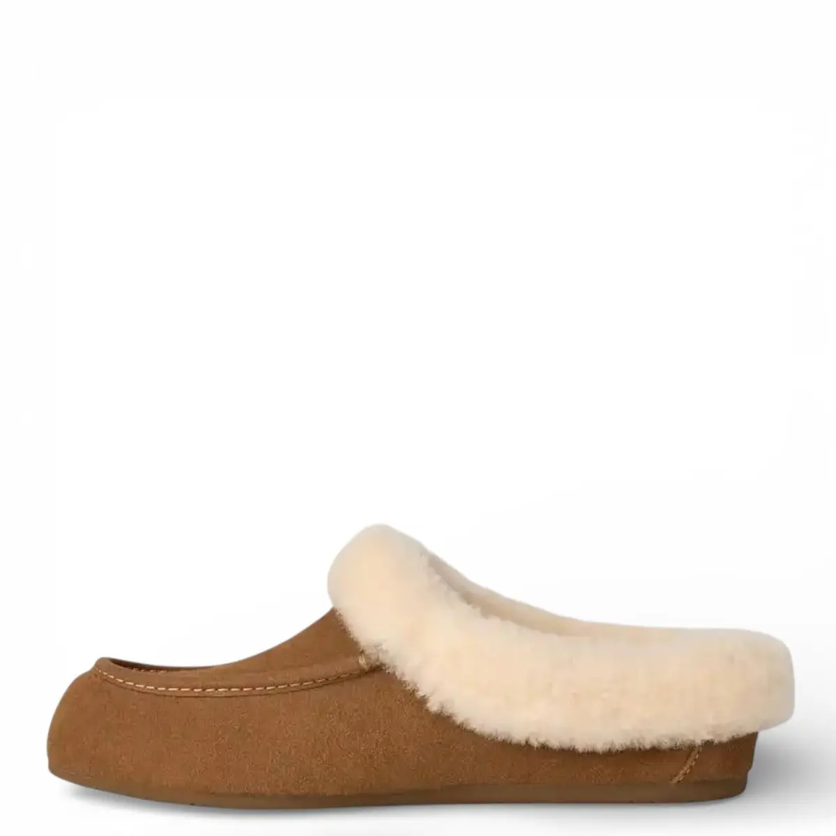 Ansley Mule Slipper — Chestnut
