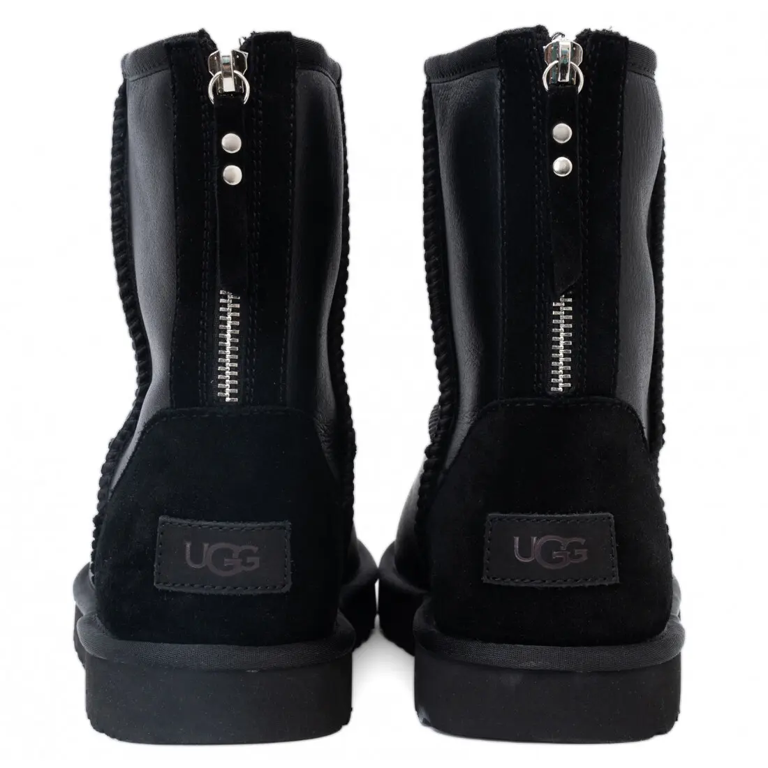 Мужские Short ZIP — Мужские short zip - leather black
