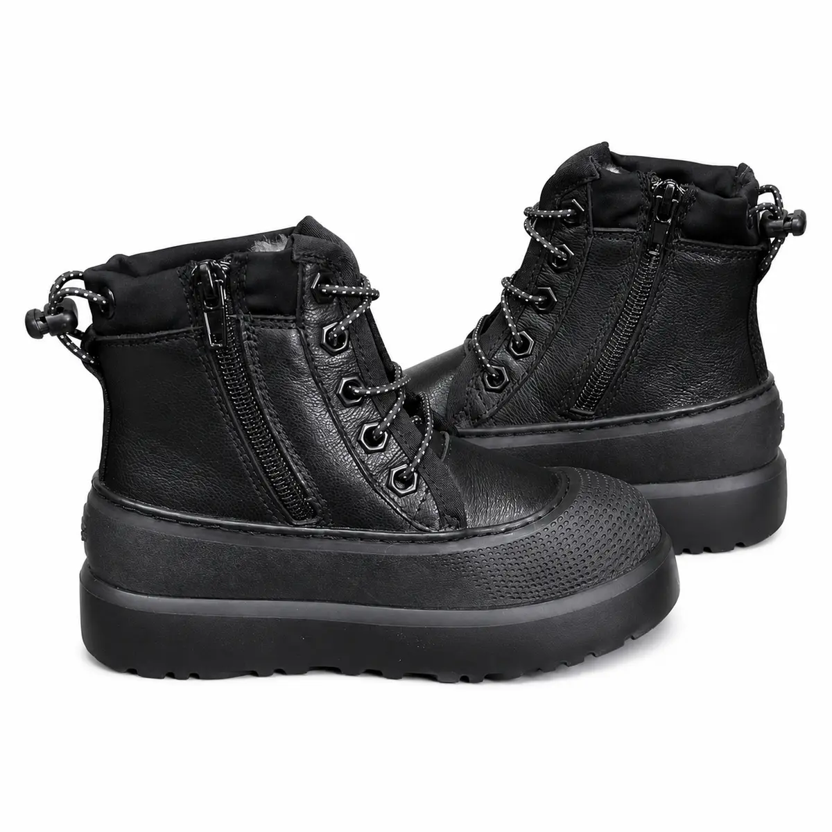 UGG Kids Neumel Hybrid — Black Leather