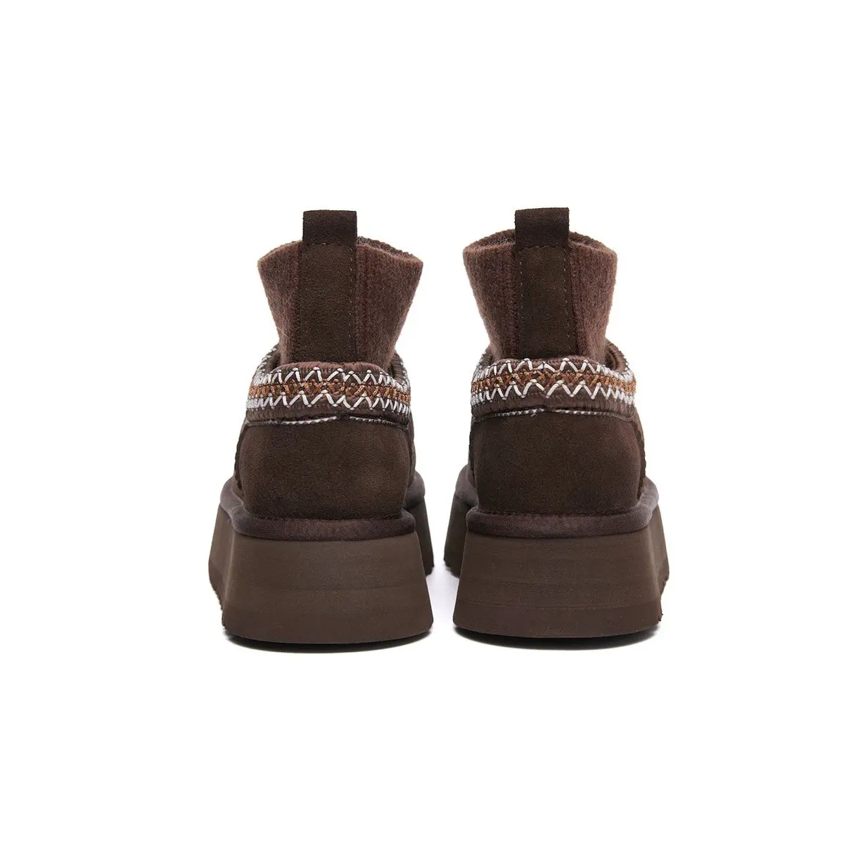 Tazz Platform Knit — Chocolate