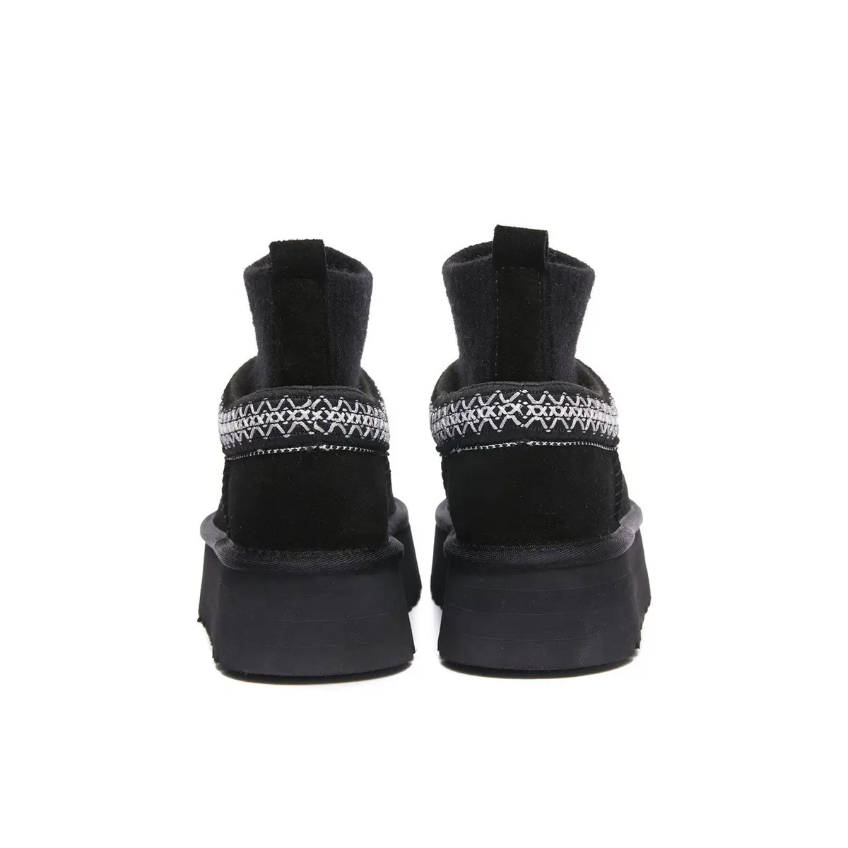 Tazz Platform Knit — Black