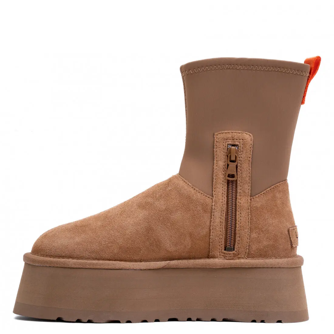 Classic Platform Dipper Boot — Chestnut