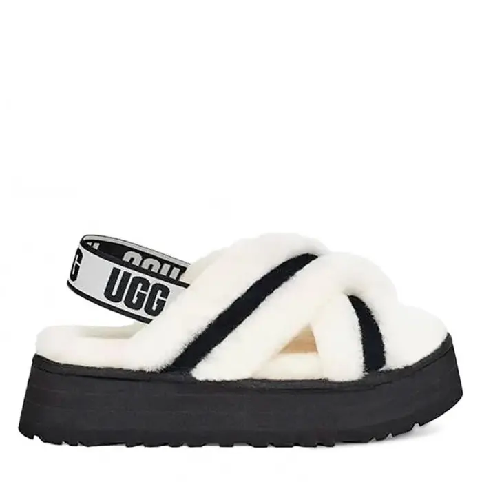 Disco Cross Slide — White — — White