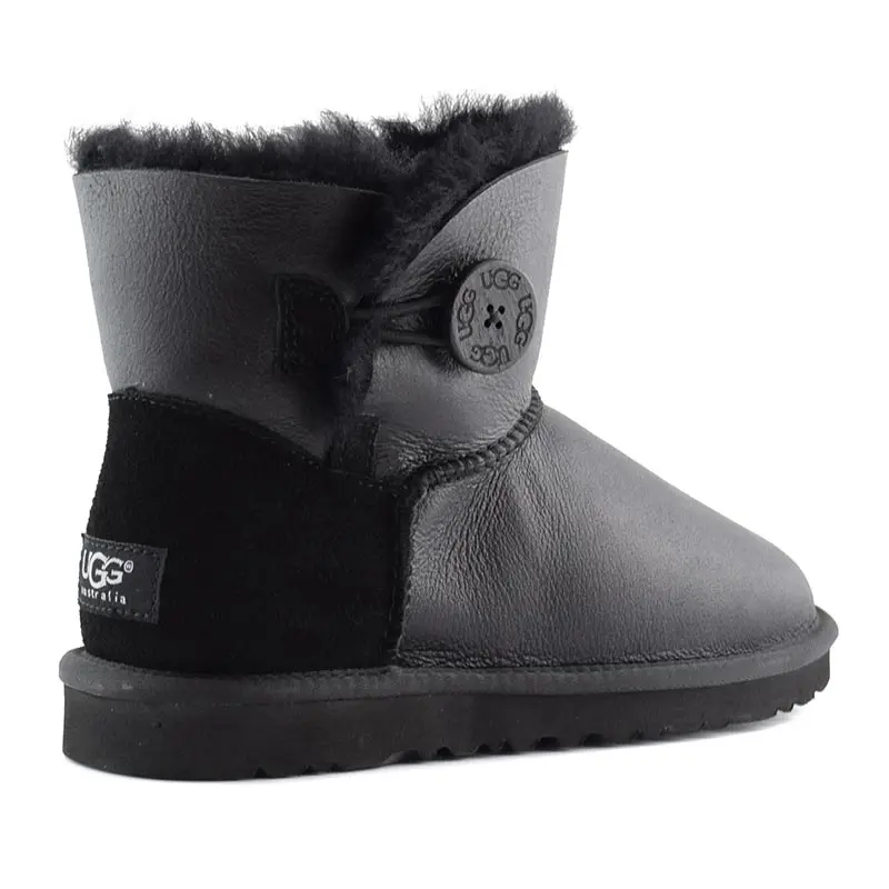 Mini Bailey Button Metallic Black — Black, дополнительный вид