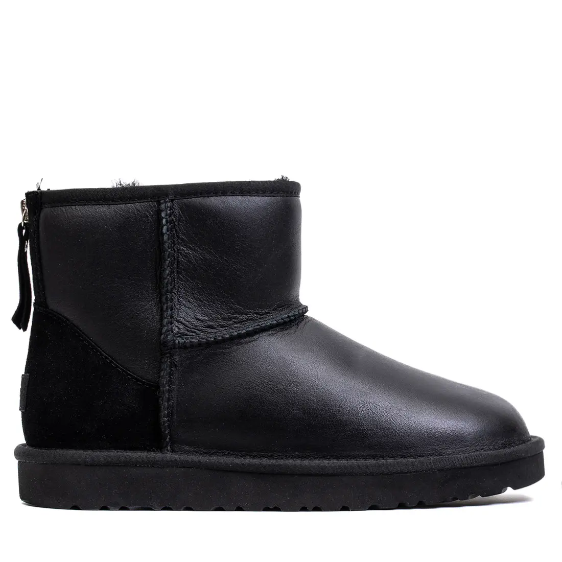 Мужские Mini ZIP — Мужские mini zip - leather black