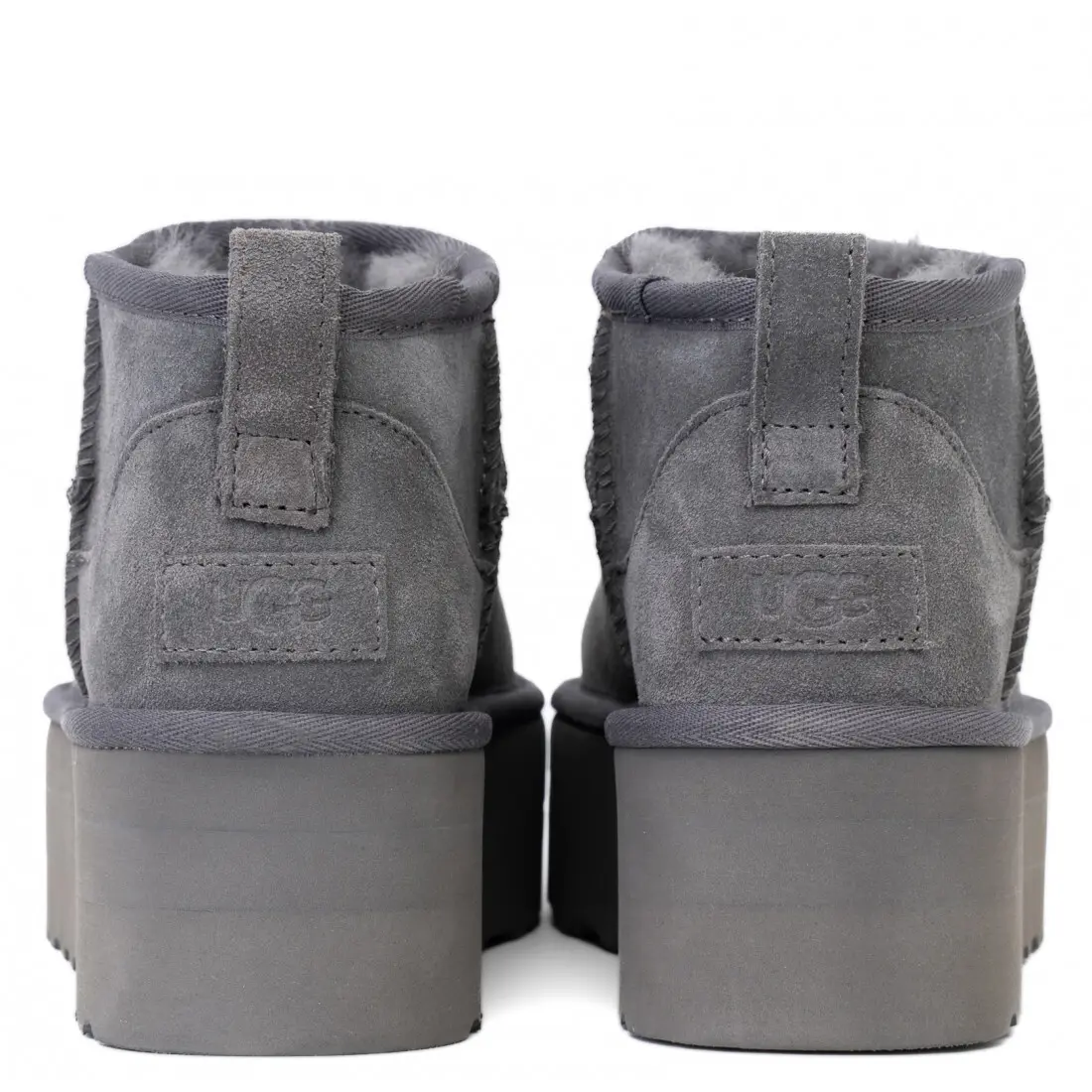 Ultra Mini Platform Boot — Grey