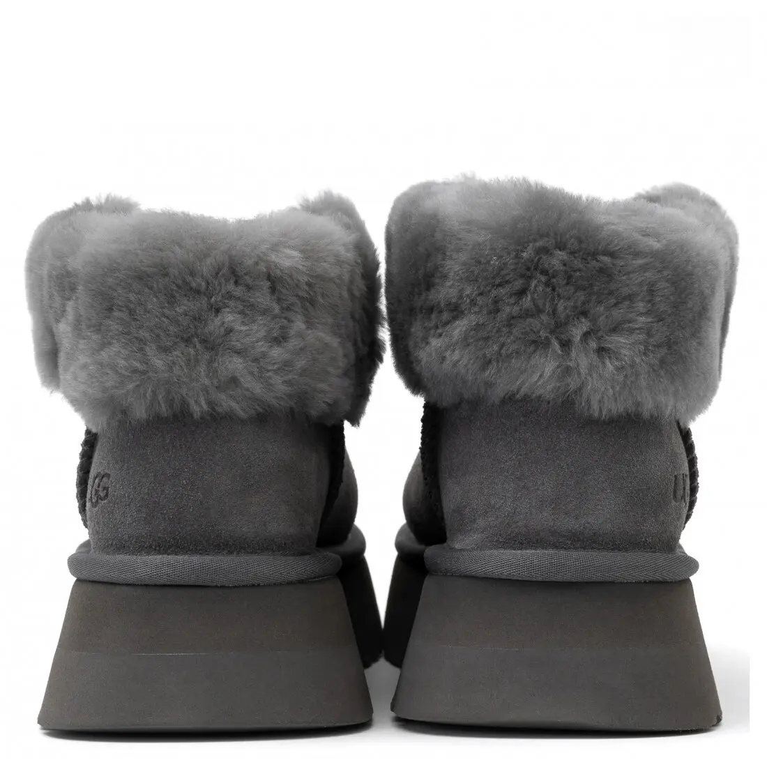 Funkette Platform Boots — Grey