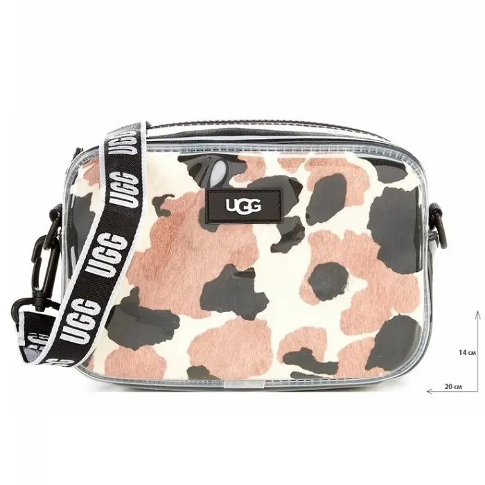 Сумка ugg janey ii clear - cow print