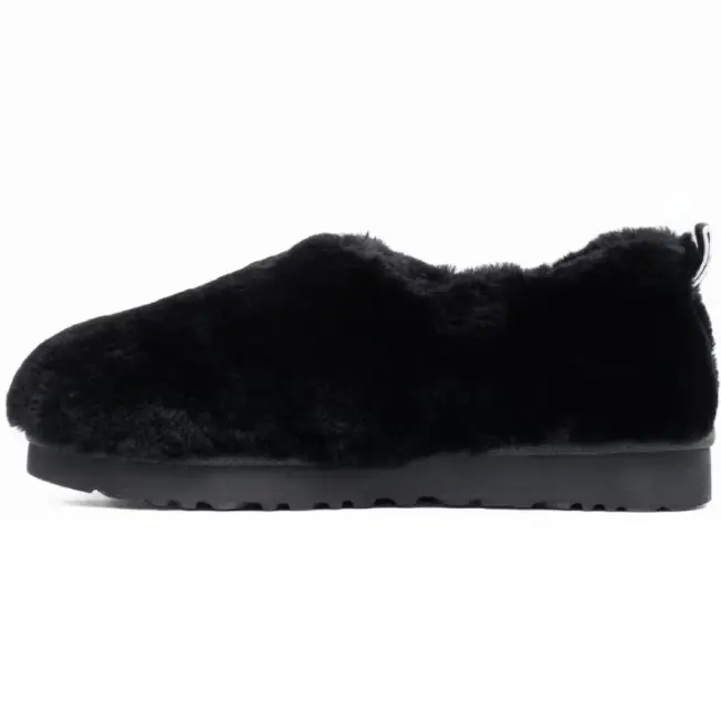 UGG Hailey Fluff Slippers Black — Black, дополнительный вид