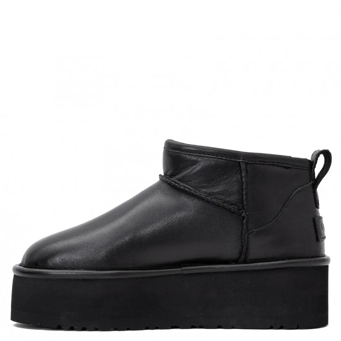 Ultra Mini Platform Boot — Leather Black