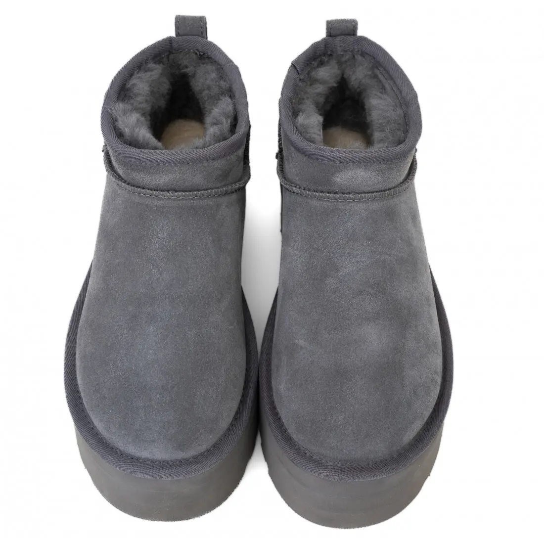 Ultra Mini Platform Boot — Grey
