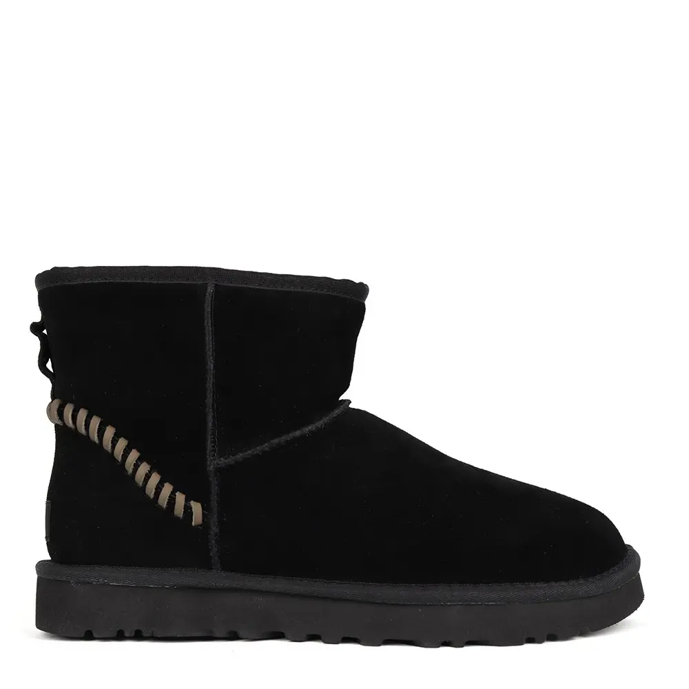 Мужские Classic II Mini Deco Suede Boot Black — Black
