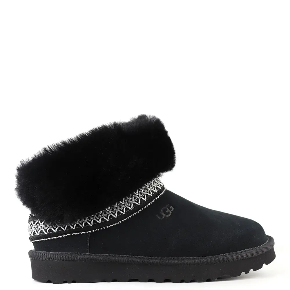 Classic Short Crescent — Black