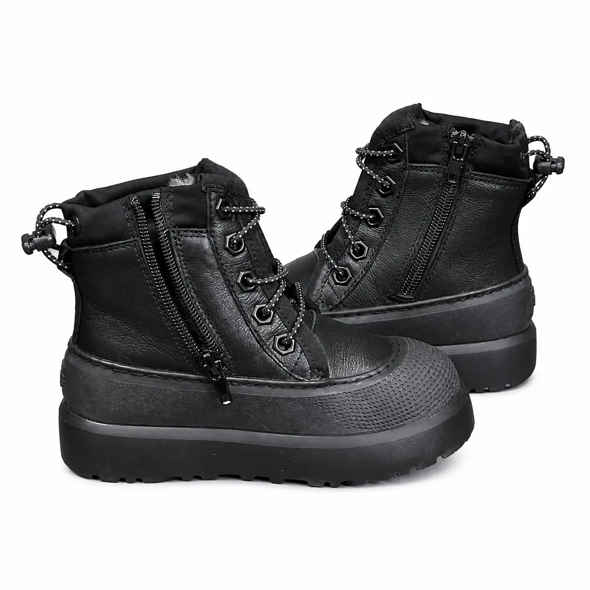 UGG Kids Neumel Hybrid — Black Leather