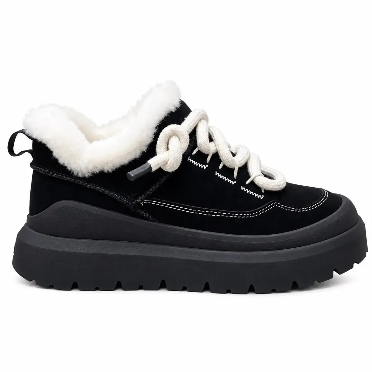 UGG Heritage Utility Sneaker Black — Black