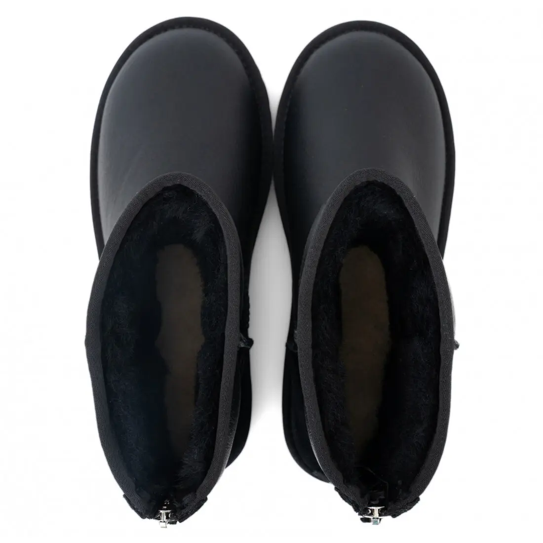 Мужские Short ZIP — Мужские short zip - leather black