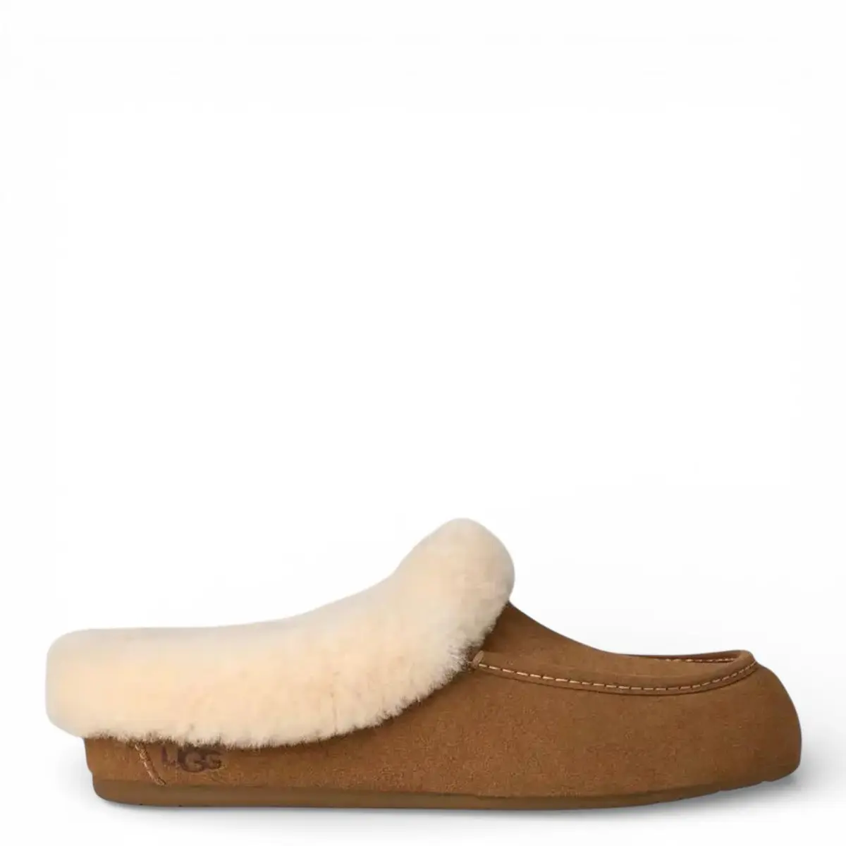 Ansley Mule Slipper Chestnut — Chestnut