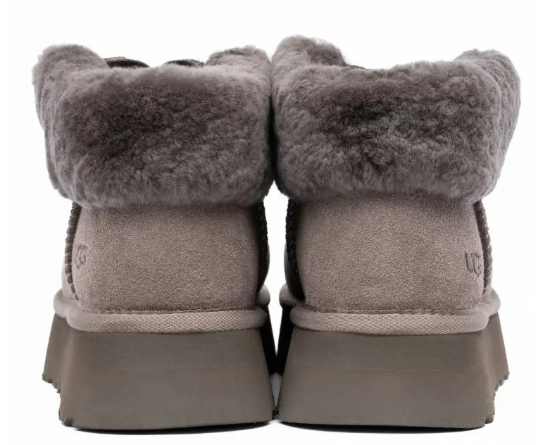 Funkette Platform Boots — Smoke